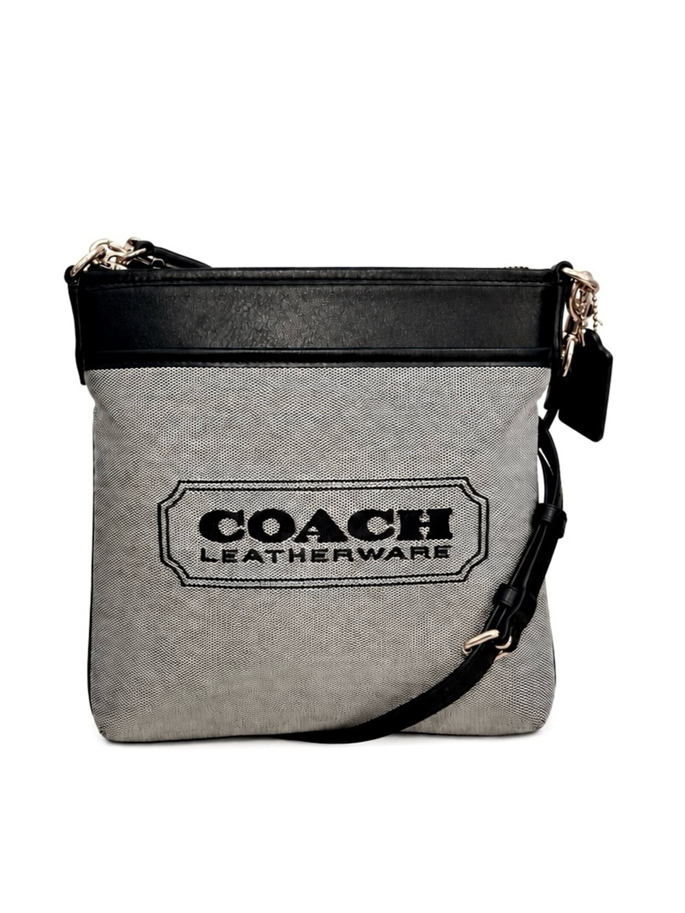 COACH Badge Jacquard Kitt Crossbody Bag (Style CC970 / C9094)